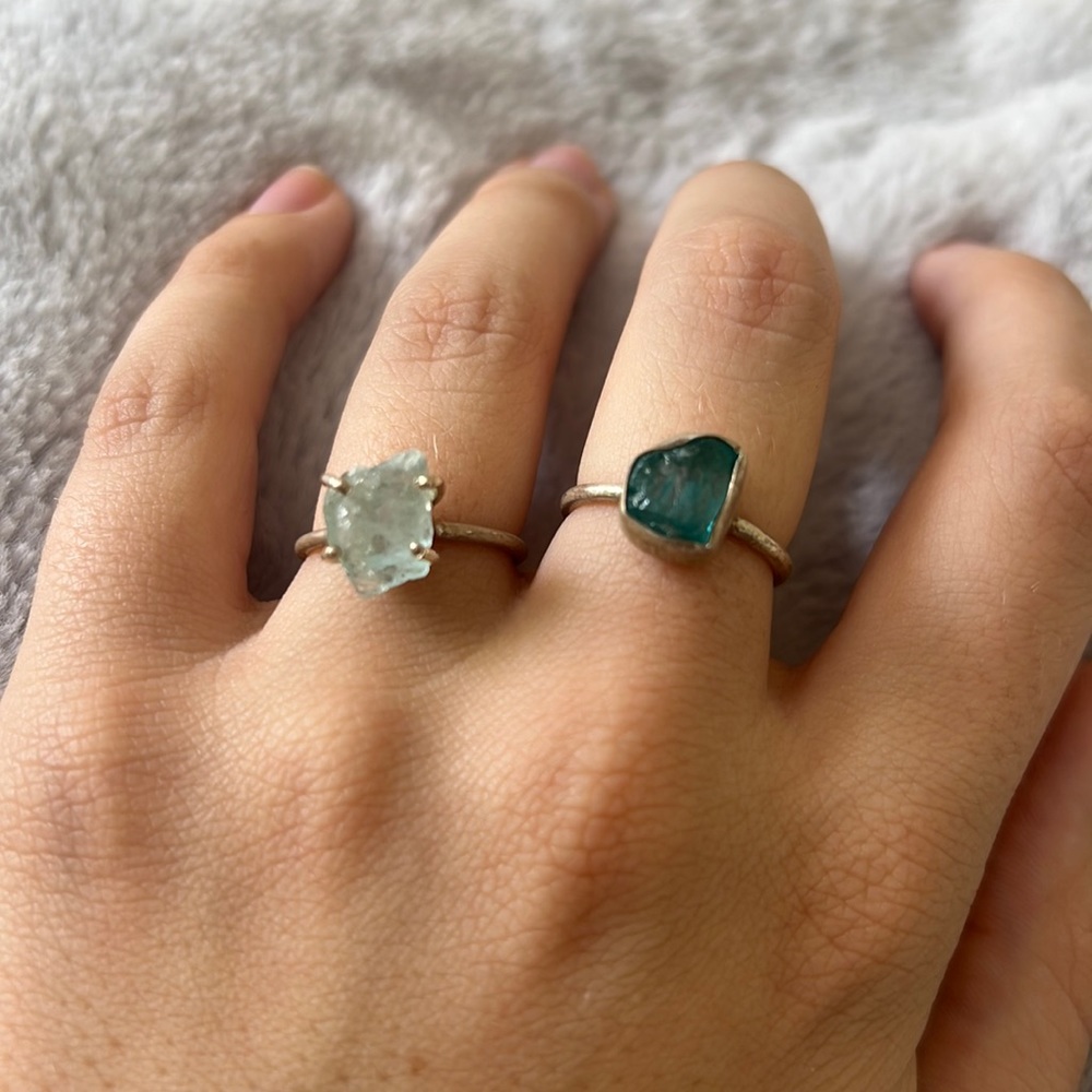 Aquamarine Rings